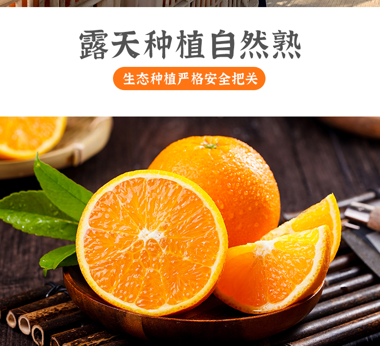 重庆奉节脐橙新鲜大果橙甜橙9斤当季整箱水果礼盒装现摘橙子赣南10