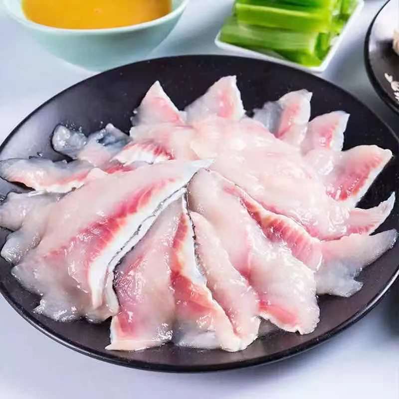免浆黑鱼片酸菜鱼半成品新鲜鱼肉海鲜大全水产无刺丽鲜玫黑鱼片8盒