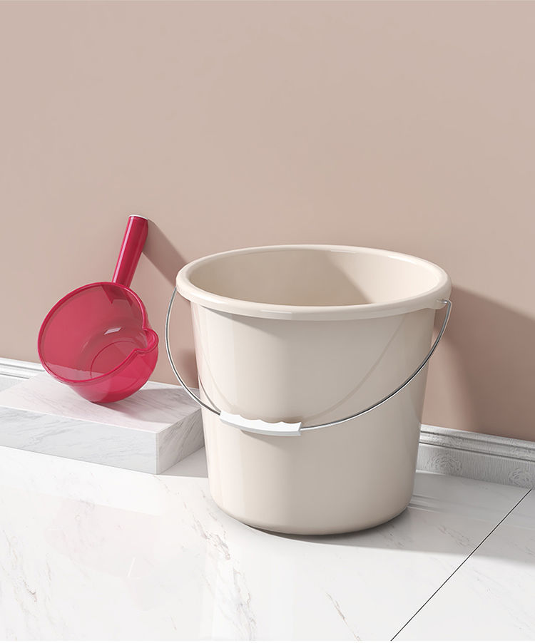 水桶家用塑料加厚手提洗衣储水装水桶小洗脸多功能学生宿舍水桶少女粉