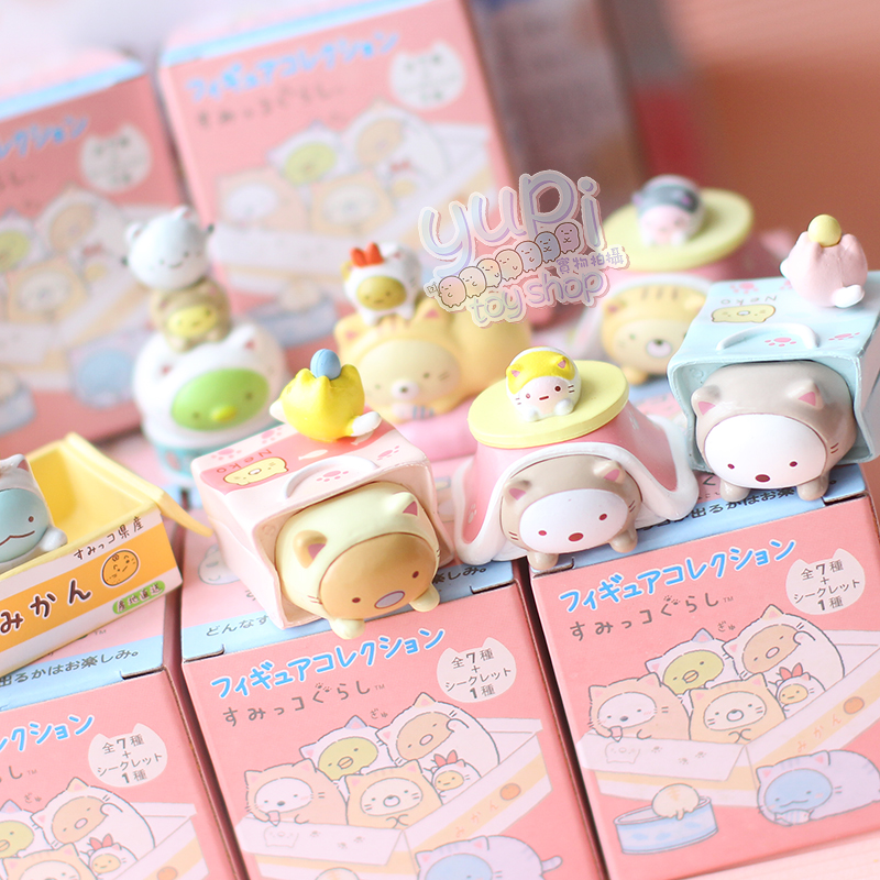 角落生物盲盒日本动漫周边角落生物盲盒角落小伙伴公仔女生蛋糕装饰