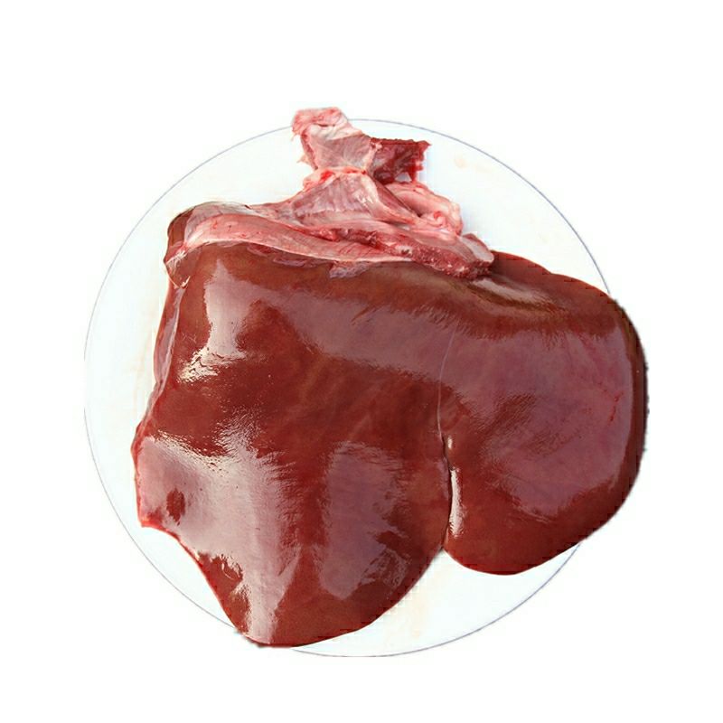 甘肃散养现杀生羊肝新鲜羊肝羊下货 新鲜生羊肝4斤 韵达中通