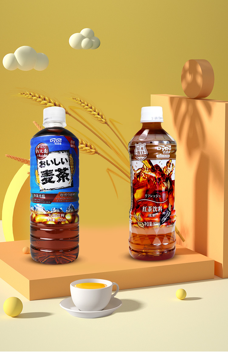达亦多dydo大麦茶日本进口茶饮料青春回忆柯南限量版600m多省 达亦多