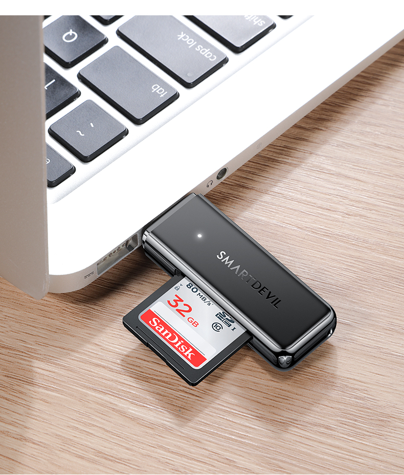 闪魔读卡器多合一sd卡tf内存卡多功能usb3.