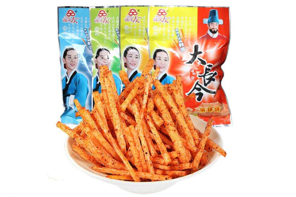 淼孨 三友顺风大长今辣条四川特产麻辣8090后童年怀旧零食小吃大长筋