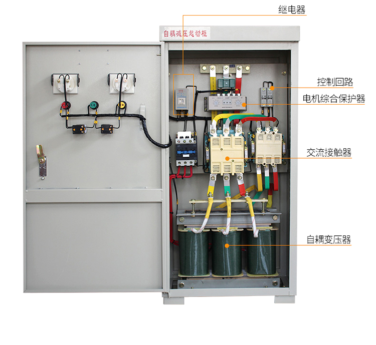 啟變電機自耦降壓自藕減壓啟動櫃箱37/55/75/110/132/225/260kw 132kw