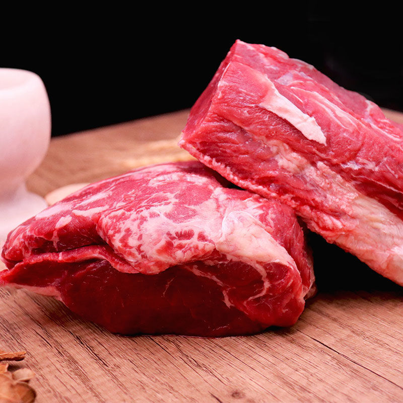广纳力驰正宗牛腿肉新鲜原切现杀农家黄牛不拼接不调理正宗牛腿肉牛肉