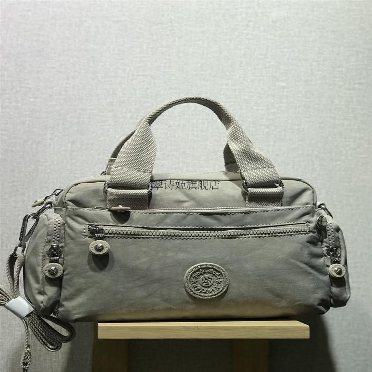 2022新款 博卜多层大容量手提斜跨女包牛津布单肩防水百搭日韩风布包