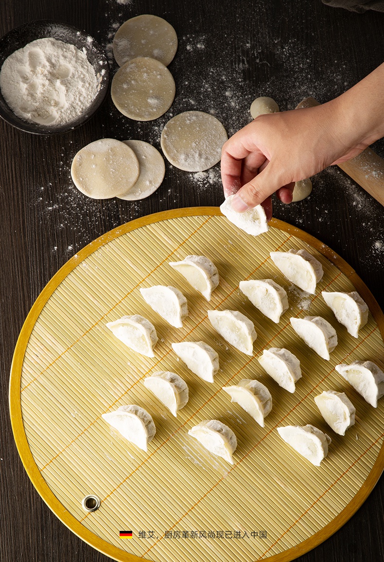 高梁杆饺子盘饺子托盘盖帘放饺子的帘子家用竹制水饺篦子饺子垫子防粘