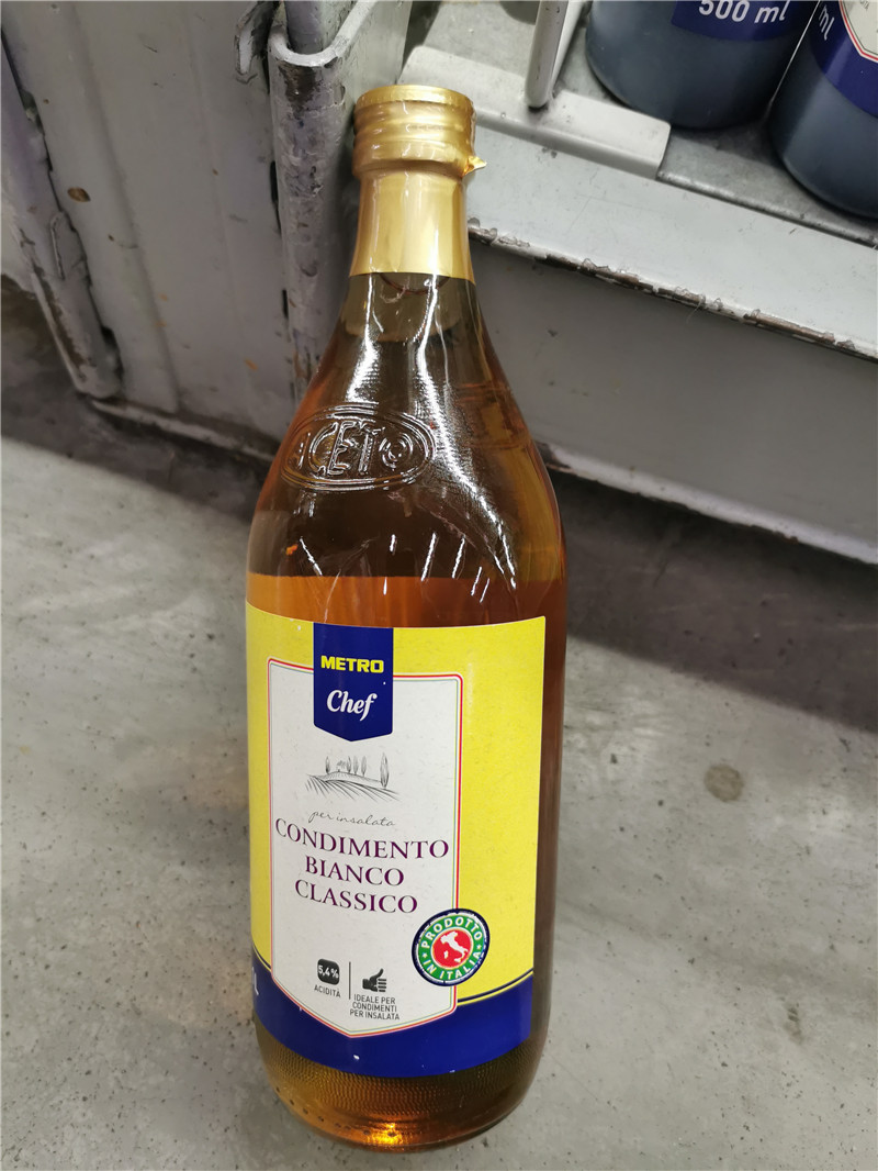 metro chef白葡萄酒醋沙拉油醋汁凉菜调味料 1l
