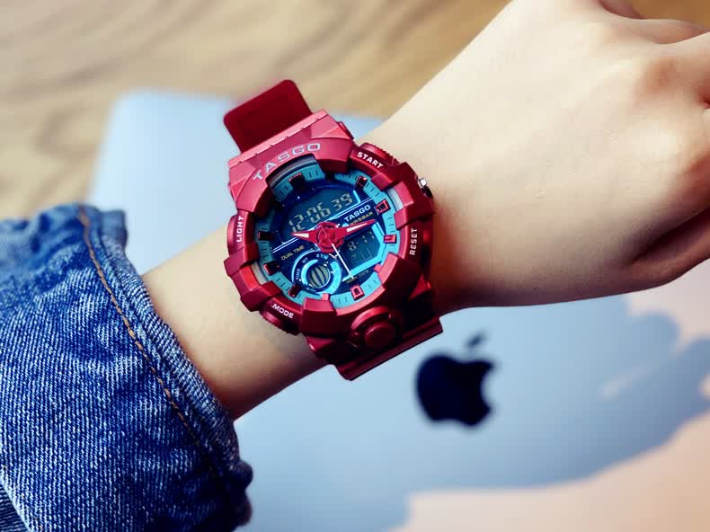 卡西欧冠琴瑞士联名独角兽手表男女2021年新款男士中国龙潮流机械学生