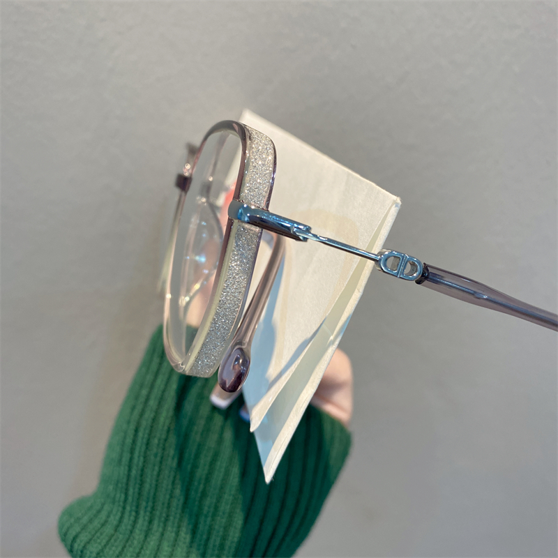 歌沙美56框韩版星空bling眼镜可配变色素颜防蓝光女款时尚镜框抖音