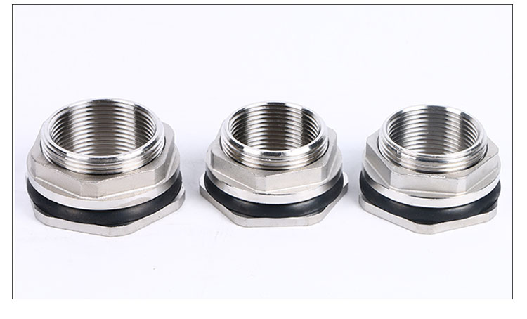 定制304不锈钢内丝牙水箱开孔接头水塔水桶鱼缸油箱内丝进出水口配件