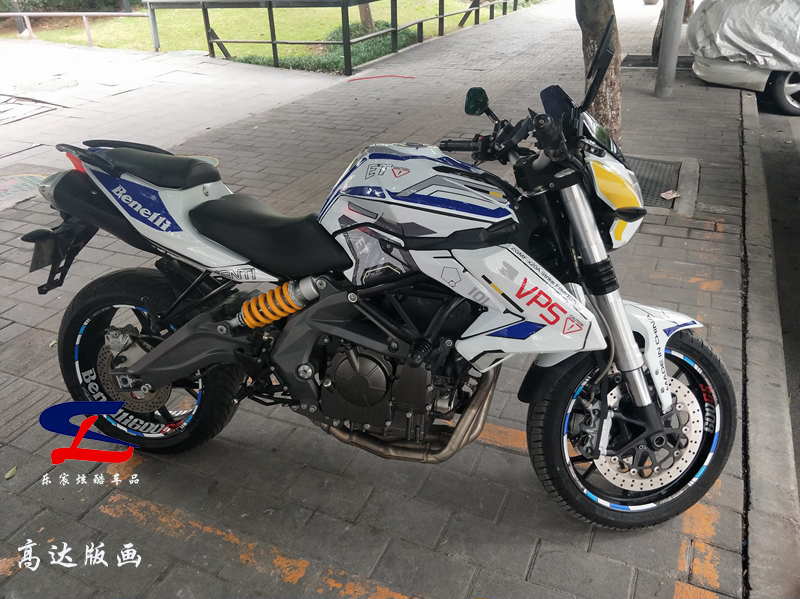 黄龙600摩托车版画贝纳利bj bn tnt贴纸摩托全车贴膜贴花版花拉花 4号