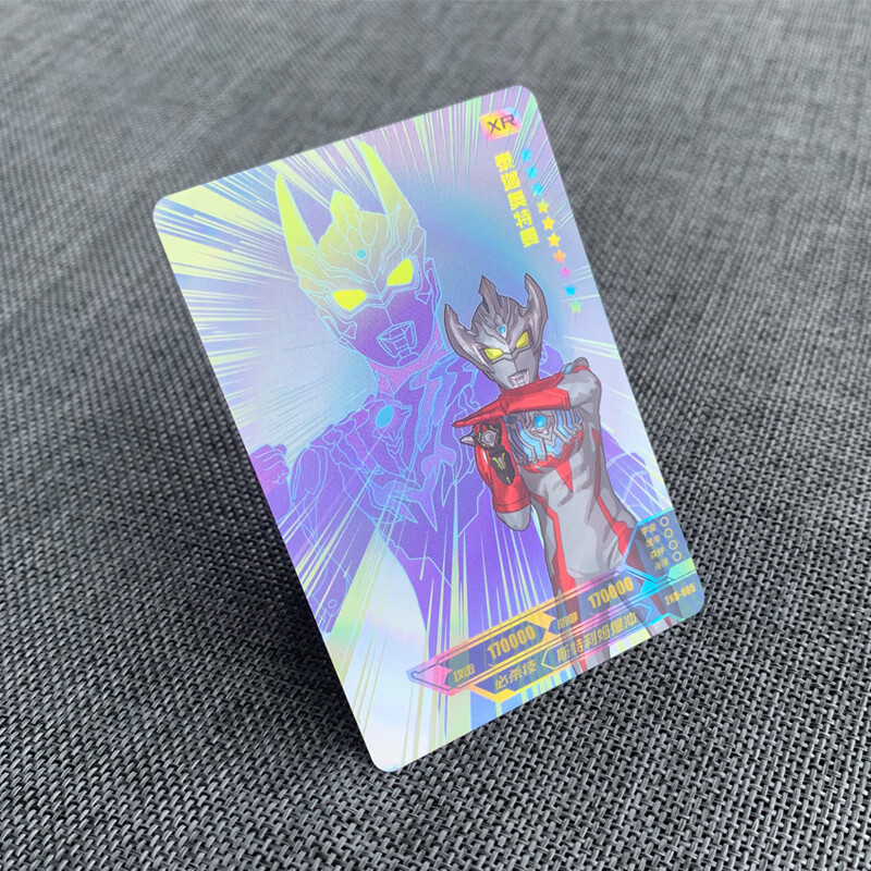 三周年纪念礼盒xr奥特曼卡片闪耀赛罗闪耀型黑钻版五q版特利迦泽塔天