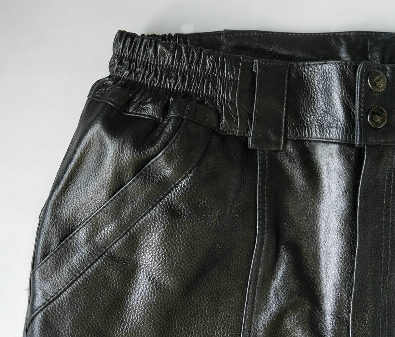 特战队军版皮裤牛皮皮裤男士头层羊皮工装机车真皮裤摩托车户外秋季夹