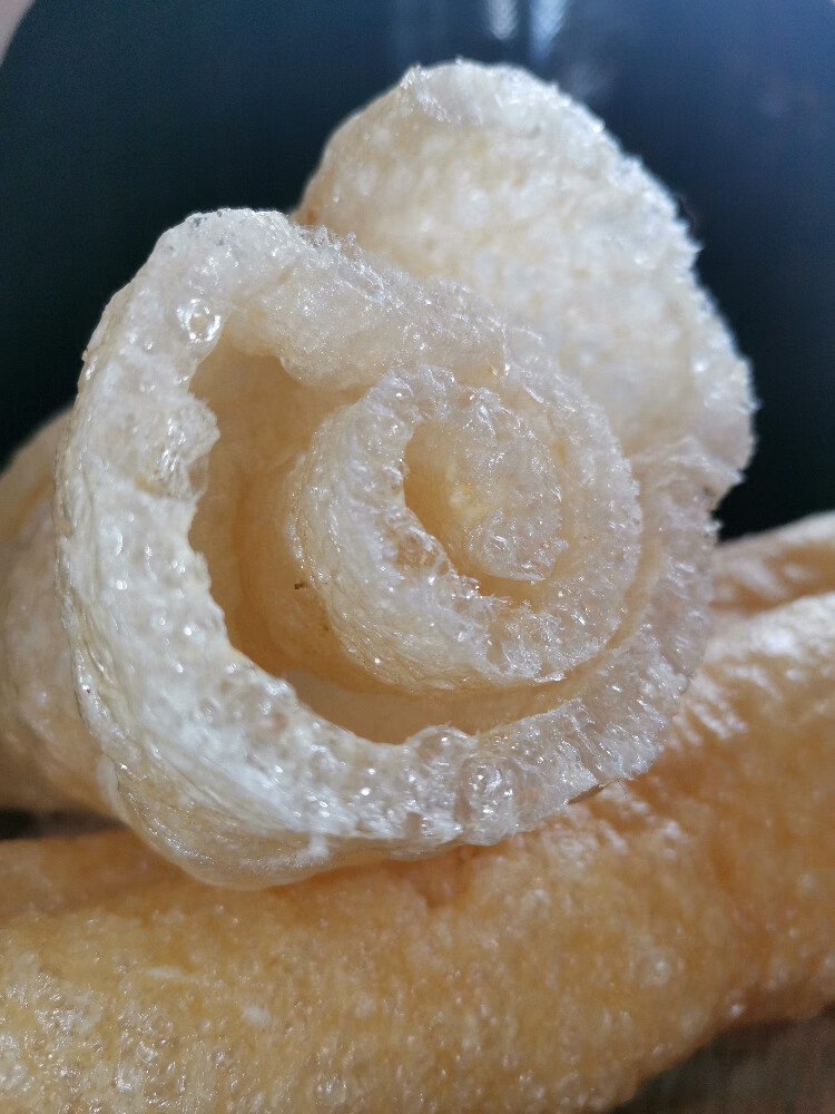 5折油炸猪皮皮肚猪肉皮干货500g凉拌响皮干煲汤江苏特产水发肉皮厚q弹