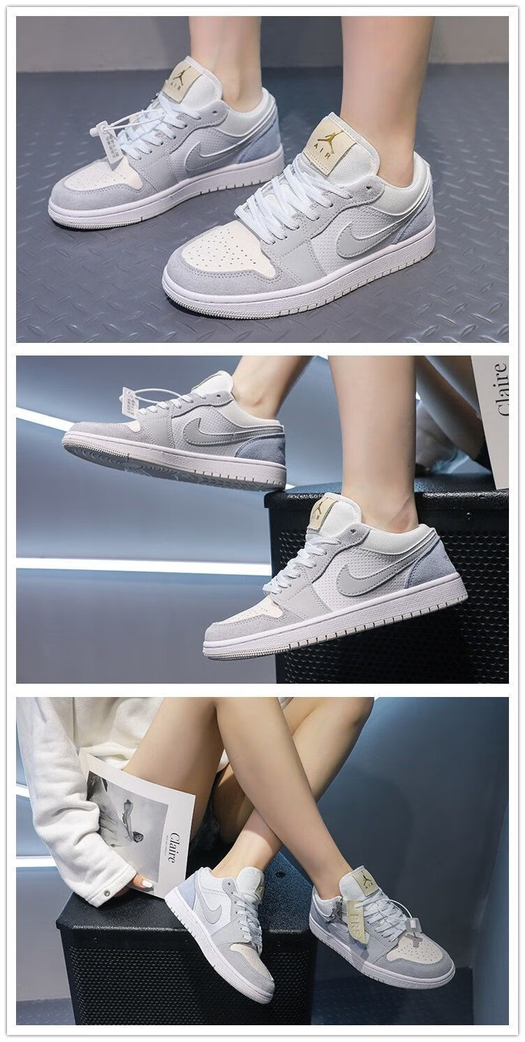 乔低帮板鞋紫罗兰紫葡萄电光紫情人节篮球鞋学生鞋巴黎梦 aj低帮倒钩