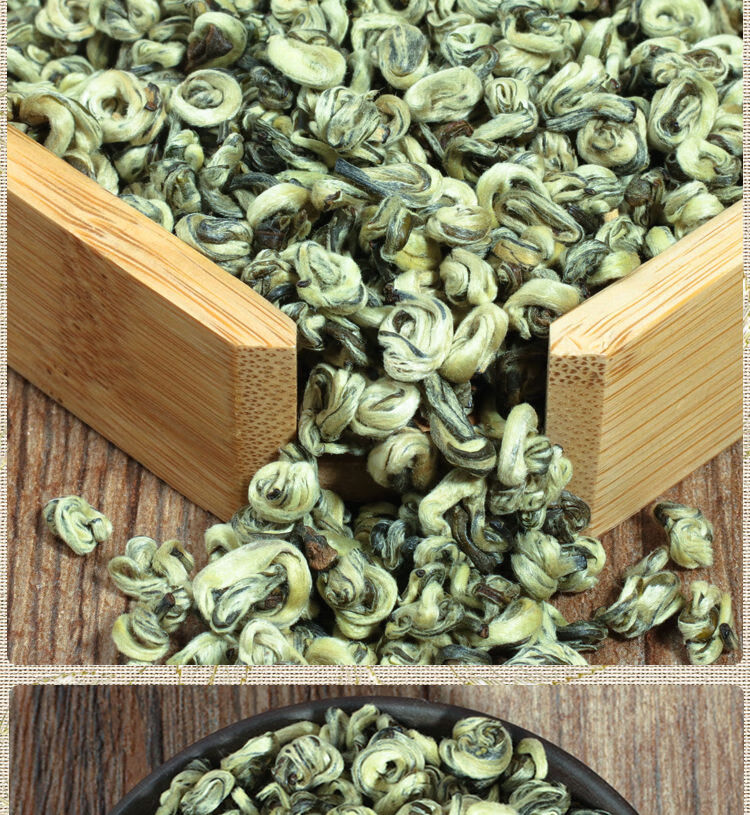 单芽碧螺春玉螺2021新茶绿茶嫩芽浓香型云南绿茶叶散装晨臻单芽玉螺