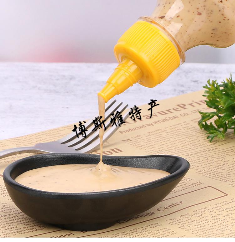 5折1kg焙煎芝麻酱沙拉汁蔬菜水果芝麻沙拉酱培煎沙拉大拌菜调料汁1kg