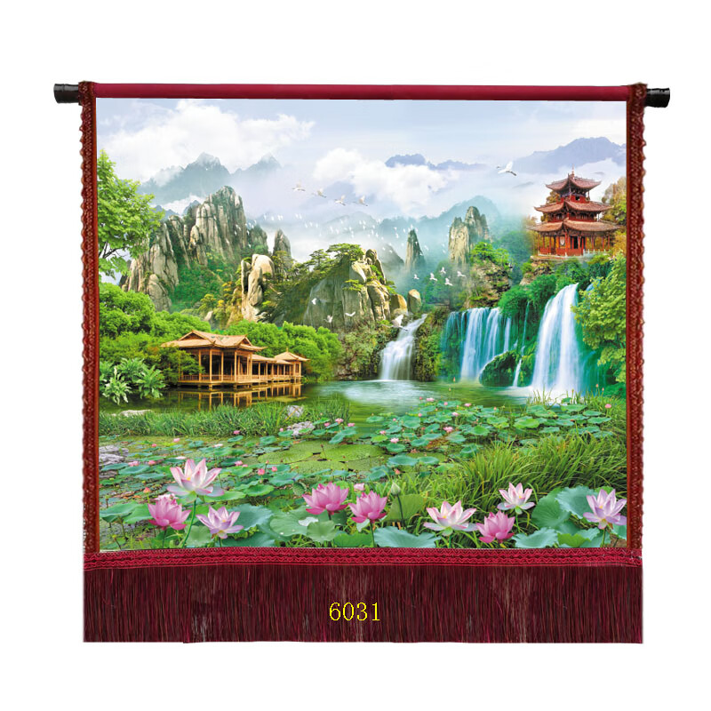 仙家堂单山水画出马地仙佛道全堂仙家保家堂口堂单子603260105带穗