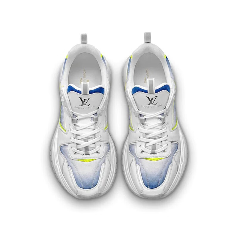 louisvuitton路易威登男鞋vuitton标识醒目色波纹外底时尚休闲运动鞋