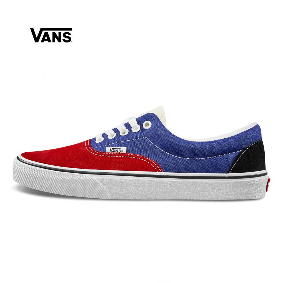 vans范斯男鞋女鞋2021春季新款拼接棋盘格低帮时尚板鞋运动滑板鞋vn0a