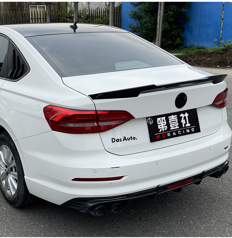 第壹社 适用于19-21款朗逸plus尾翼改装 全新朗逸带灯尾翼定风翼免