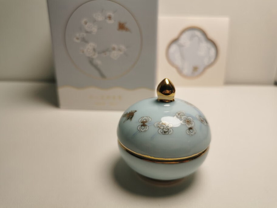 2022新款故宫博物院十二花神兰花桂花香膏固体女淡香持久生日圣诞新年