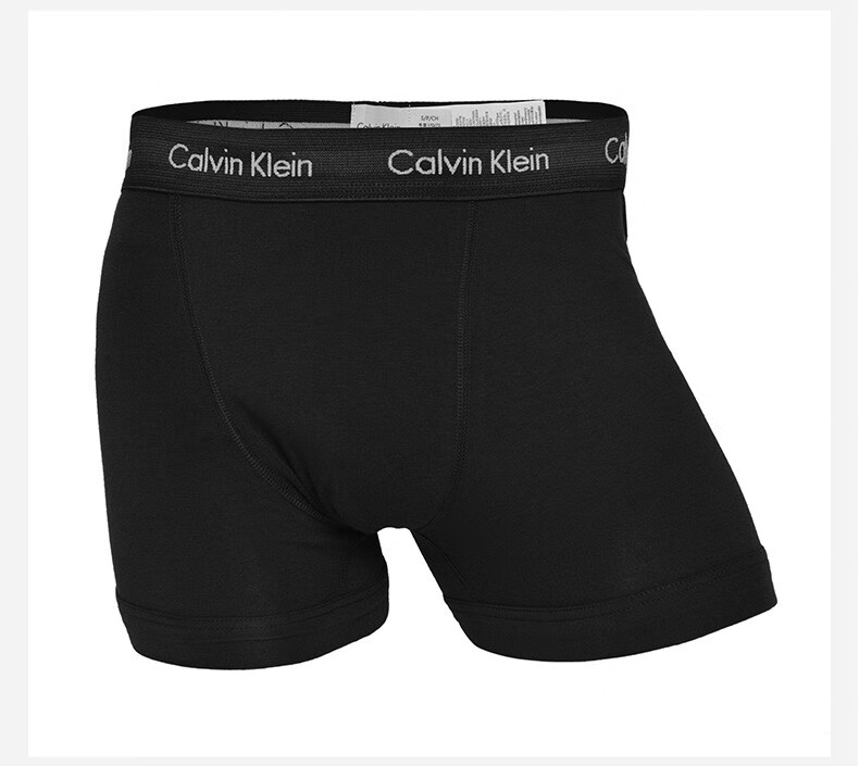 凯文克莱calvinklein内裤男士ck时尚百搭舒适内裤三条装混色s