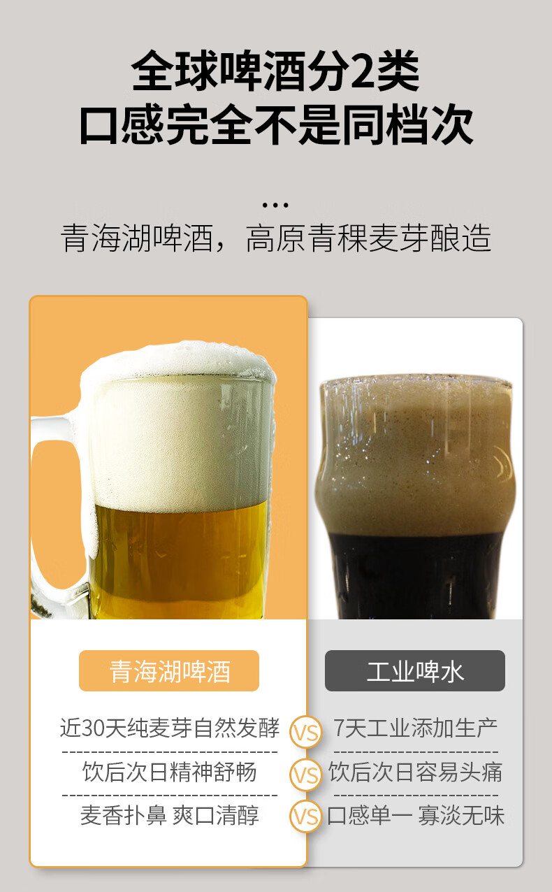 青海湖青稞酒青稞白啤500ml*24瓶装整箱艾尔精酿小麦白啤酒 500ml*36