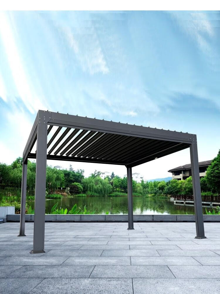 欧式公园别墅庭院大帐篷户外休闲遮阳光凉亭罗马蓬铝合金欧式雨棚花园