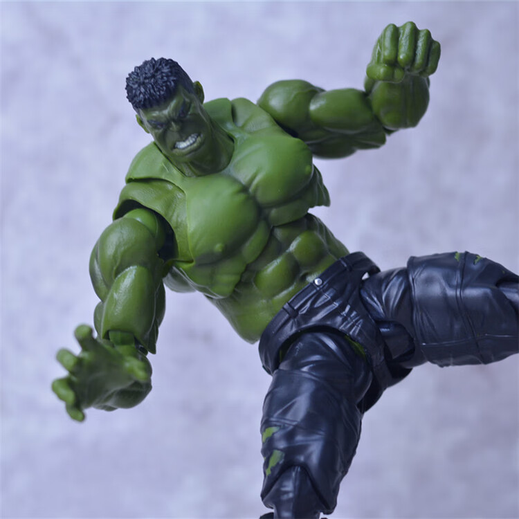 万代bandai复仇者联盟3shf绿巨人浩克模型玩具可动人偶摆件
