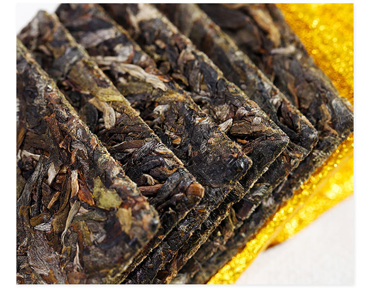 云南普洱茶生茶冰岛古树薄片小方砖500克礼盒装y 500g【图片 价格