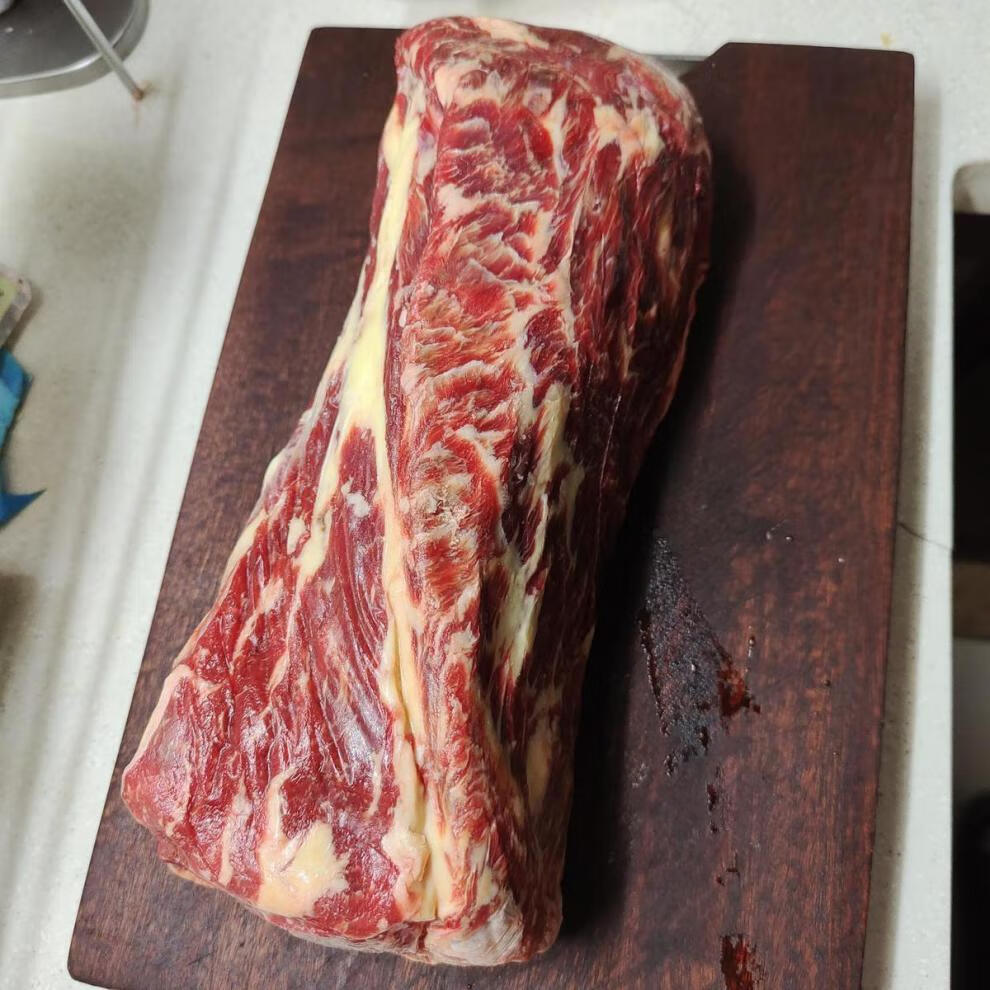 原切牛排眼肉心整条定制切割4斤新鲜草饲肉眼牛排索维奥4斤15cm切好片