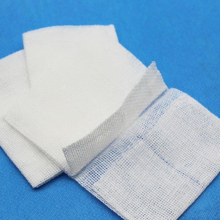 医用纱布块一次性纱布婴儿大块脱脂纯棉敷料5x5cm