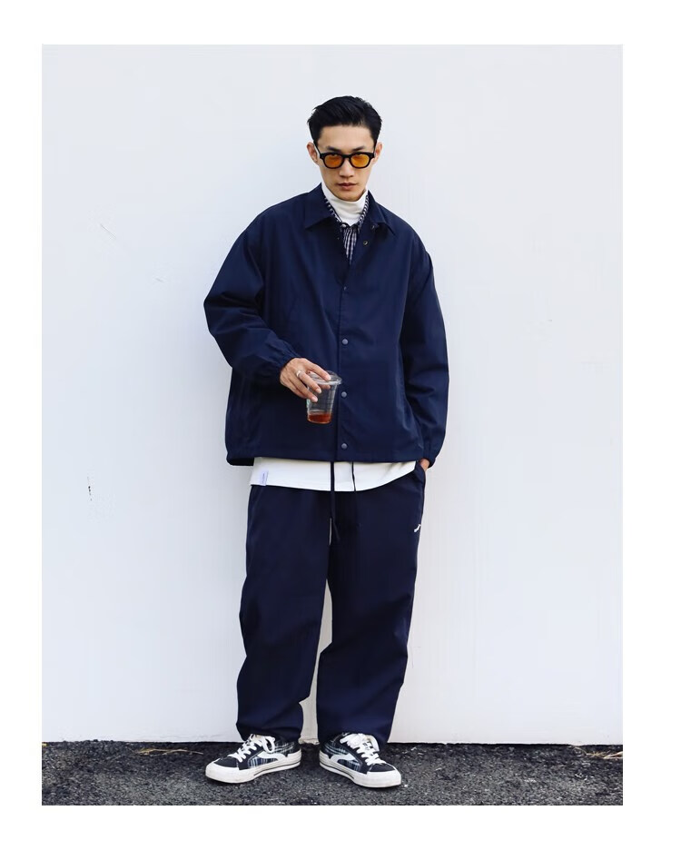 century boy 初冬新品 cityboy教练夹克外套男加绒潮春秋款日系复古藏