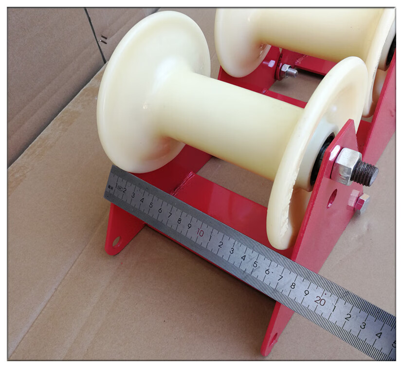 德士利茵之阙高空作业手动滑轮收绳器省力护绳轮收绳放绳卡墙角收绳器