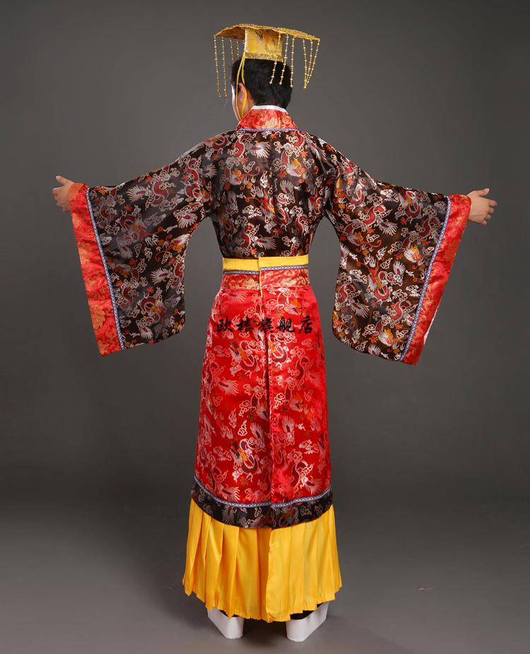 古代皇帝儿童古装男龙袍汉服服装演出服童唐朝天子太子小皇上影楼