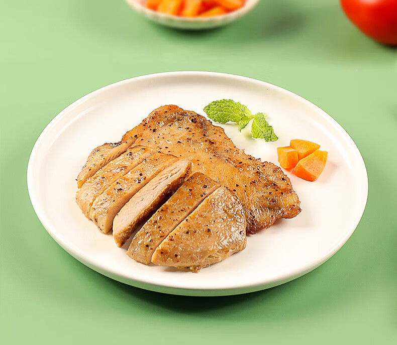 蜜汁黑椒鸡排香煎鸡扒半成品冷冻健身油炸小吃鸡胸肉10片整箱10包