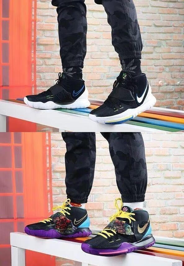 【纯原减漏】kyrie 欧文6代南海岸涂鸦圣甲虫全实战透气垫篮球鞋男大