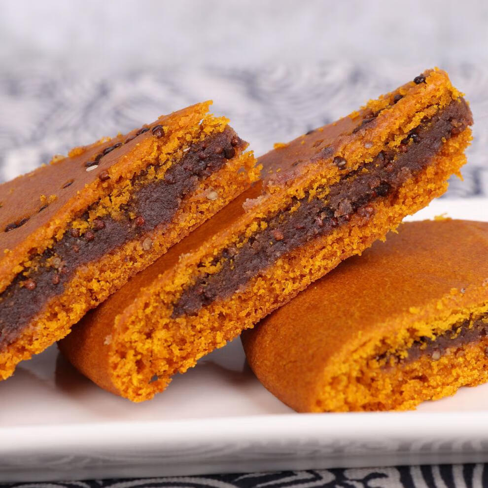 云南大荞饼荞三香陆良特产大饼红饼月饼多口味美食点心糕点小吃豆沙大