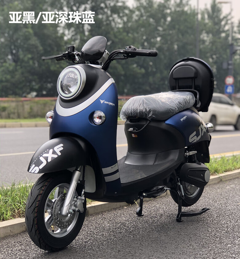 小龟王电动车摩托60v跑外卖小绵羊电瓶车踏板可上牌72v高速长跑王防盗