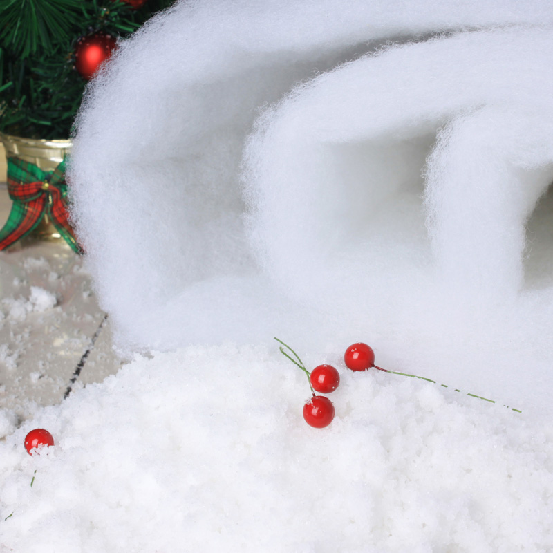 圣诞雪棉 人造雪地 圣诞节装饰地面布置摆件 丝绵仿真雪花棉花 x&t 1