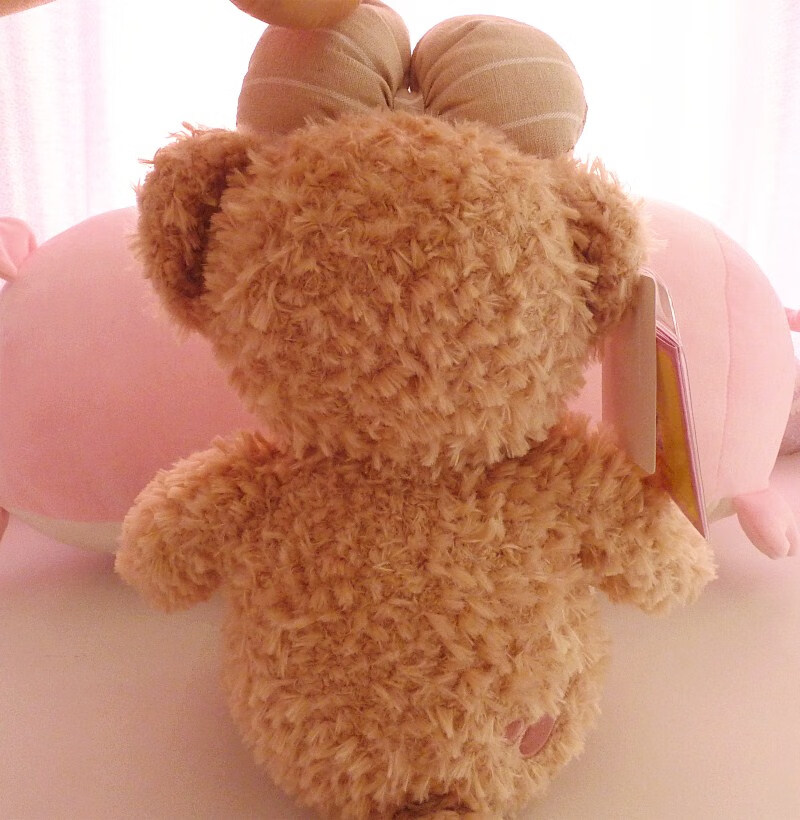 迪士尼disney达菲熊43cm公仔熊情侣雪莉玫shelliemay毛绒玩偶公仔达菲