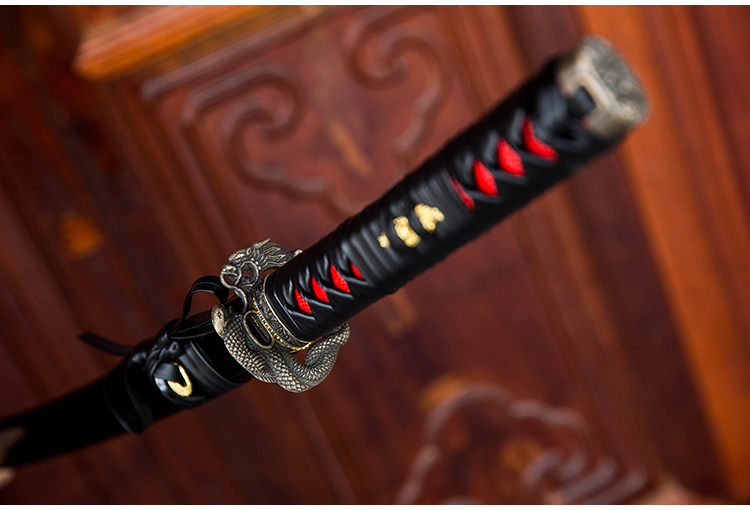 【收藏级】居合刀日本武士刃东洋动漫练习一体收太刀冷未开刃黄雀