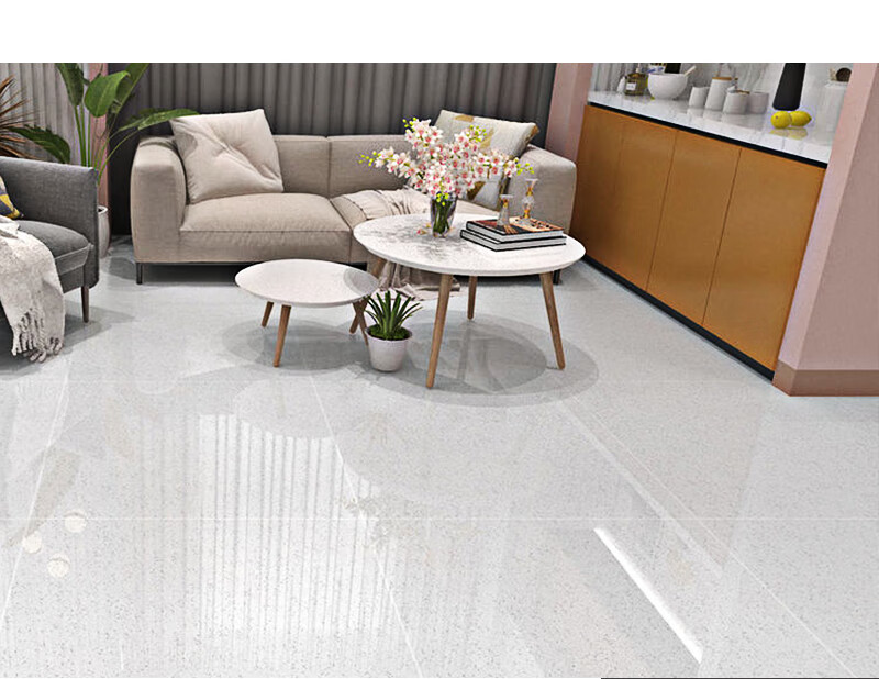 水磨石瓷砖800x800北欧轻奢服装店商场地板砖防滑砖 sd6607 600*600