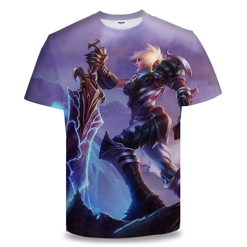 英雄联盟衣服lol短袖t恤男春夏装新款青少年体恤衫中大学生成人上衣潮