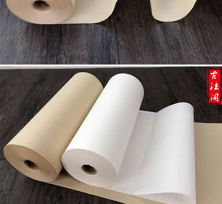 精选厂家发货夹江书画长卷宣纸加厚书画纸书法创作生宣半生熟山水国画