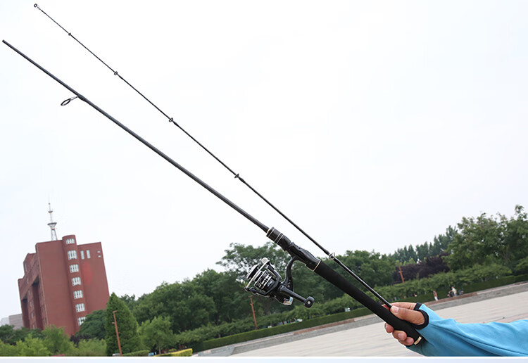 路滑竿碳素路亚竿套装枪柄水滴轮矶钓竿直柄纺车轮黑鱼钓鱼竿溪流船