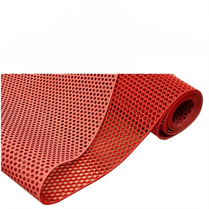 镂空防水垫耐磨牛筋六角蜂巢防滑pvc地胶橡胶垫室外户外地垫满铺定制